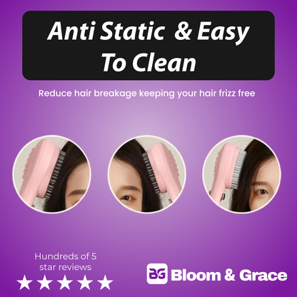 FinaFlick™ - Self Cleaning Comb I Reduce Hairfall & Breakage